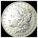 1884-O Silver Morgan Dollar CLOSELY UNCIRCULATED