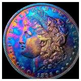 1895-O Silver Morgan Dollar ABOUT UNCIRCULATED