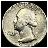 1936-D Silver Washington Quarter UNCIRCULATED