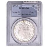 1879-S Morgan Silver Dollar PCGS MS66