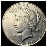 1923-S Silver Peace Dollar CLOSELY UNCIRCULATED