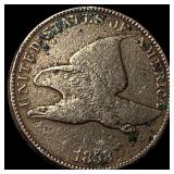 1858 Copper-Nickel Flying Eagle Cent HIGH GRADE