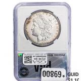 1879 Morgan Silver Dollar PGA MS64 Toner