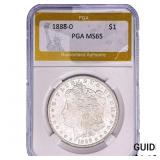 1888-0 Morgan Silver Dollar PGA MS65