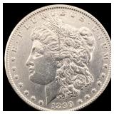 1899-O Micro O Silver Morgan Dollar CLOSELY  UNCI