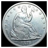 1876 Seated Liberty Half Dollar NEARLY  UNCIRCULA