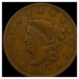1817 Coronet Head Large Cent LIGHTLY  CIRCULATED