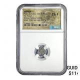 Judaea Alex Jannaeus 103-76 BC Bronze Prutah NGC