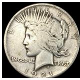 1921 Silver Peace Dollar LIGHTLY CIRCULATED