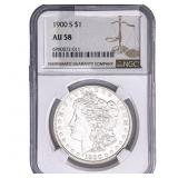 1900-S Morgan Silver Dollar NGC SU58