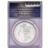 1899-O Morgan Silver Dollar ANACS BU Comstock Lode
