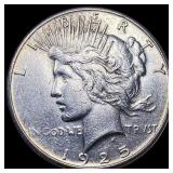 1925-S Silver Peace Dollar CLOSELY UNCIRCULATED