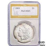 1903 Morgan Silver Dollar PGA MS65