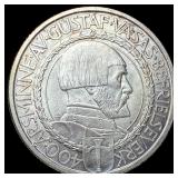 1921 Sweden Silver 2 Kroner CLOSELY UNCIRCULATED