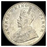 1919 British India Silver Rupee UNCIRCULATED