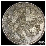 Mexico Silver 8 Reales Chopmarks NEARLY UNCIRCULA