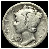1921 Mercury Dime LIGHTLY CIRC