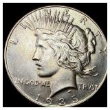 1935 Silver Peace Dollar UNCIRCULATED