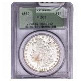 1899 Morgan Silver Dollar PCGS MS62