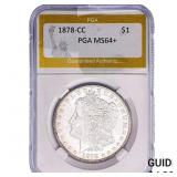 1878-CC Morgan Silver Dollar PGA MS64+