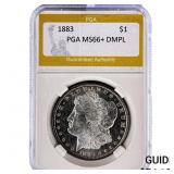 1883 Morgan Silver Dollar PGA MS66+ DMPL