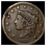 1838 Coronet Head Large Cent HIGH GRADE