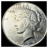 1925-S Silver Peace Dollar CLOSELY UNCIRCULATED