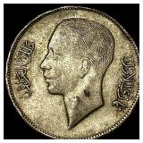 1938 Iraq .1447oz Silver 50 Fils CLOSELY UNCIRCULA