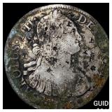 Colonial Spain Silver 8 Reales Chopmarks NEARLY U