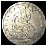 1839 Silver Half Dollar (No Drapery) LIGHTLY CIRCU