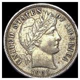 1905-O Silver Barber Dime CLOSELY  UNCIRCULATED
