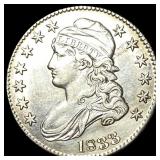 1833 Capped Bust Half Dollar CLOSELY UNCIRCULATED