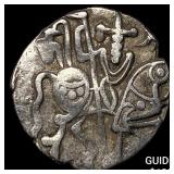 India Rajput Silver Jital 700-1000 AD NEARLY UNCI