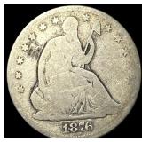 1876-CC Silver Half Dollar NICELY CIRCULATED