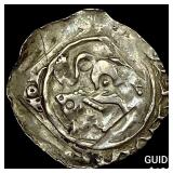 1202-1256 Slovenia Duke Bernhard Silver Pfenning C