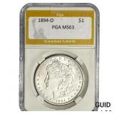 1894-O Morgan Silver Dollar PGA MS63
