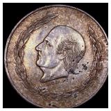 1953 Mexico Silver 5 Pesos CLOSELY UNCIRCULATED