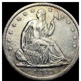 1869-S Silver Half Dollar NEARLY UNCIRCULATED