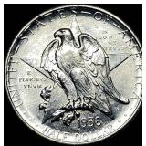 1938 Silver Half Dollar Texas Centennial UNCIRCULA