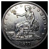 1877 Silver Trade Dollar CLOSELY UNCIRCULATED