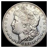 1884-S Silver Morgan Dollar ABOUT  UNCIRCULATED