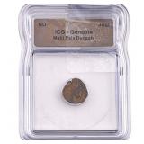 Mahi Pala Dynasty Copper Jital ICG Genuine