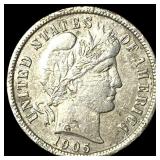 1905 Barber Dime HIGH GRADE