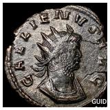 Roman Empire Gallienus 253-268 AD Bi Antoninianus