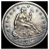 1876-S Silver Quarter Dollar (Seated Liberty) NEAR