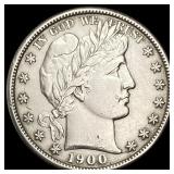 1900-S Silver Barber Half Dollar CLOSELY  UNCIRCU