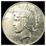 1934-S Silver Peace Dollar CLOSELY UNCIRCULATED