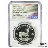 2022 Soth Africa 1oz Silver Krugerrand 5th Anniv.