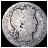 1893-O Silver Barber Quarter NICELY CIRCULATED