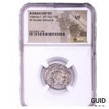 Roman Valerian I, AD 253-260 BI Double-Denarius